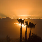 sunset in brea california