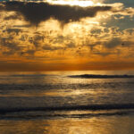 sunset in laguna beach