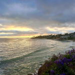 sunset in laguna beach