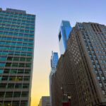 sunset over philadelphia